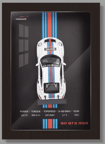 Porsche 911 GT3 RSR model with opening doors